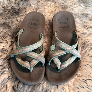 Girls Teva Slip on Sandal flip flop